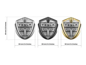 Tesla Emblème Aile Insigne Edition Limitée Premium